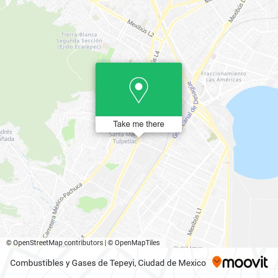 Combustibles y Gases de Tepeyi map