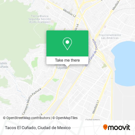 Mapa de Tacos El Cuñado