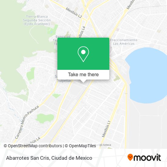 Abarrotes San Cris map