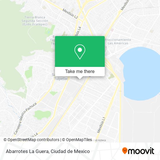 Abarrotes La Guera map