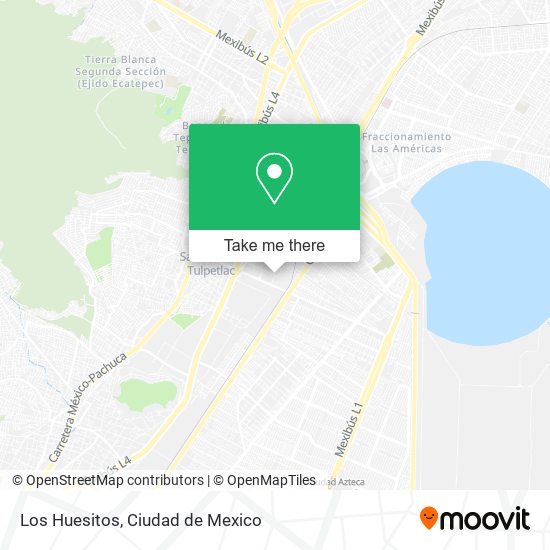 Los Huesitos map