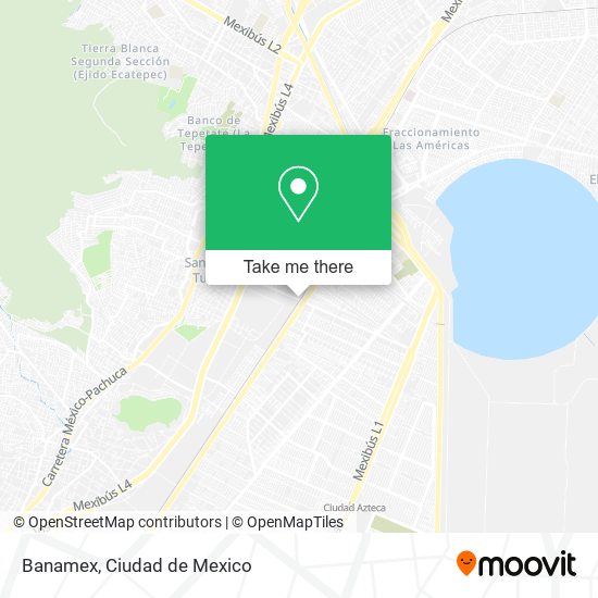 Banamex map