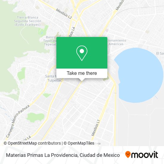 Materias Primas La Providencia map