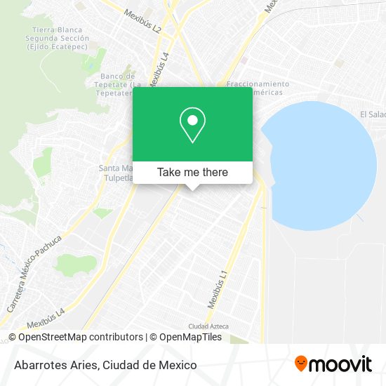 Abarrotes Aries map