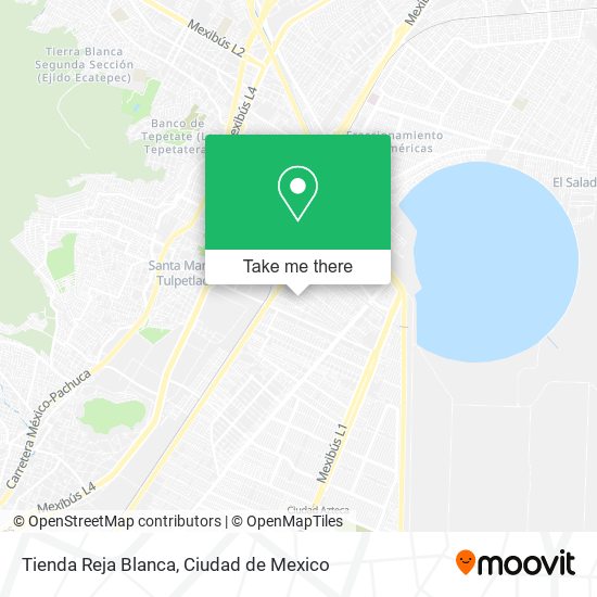 Mapa de Tienda Reja Blanca