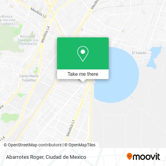 Abarrotes Roger map