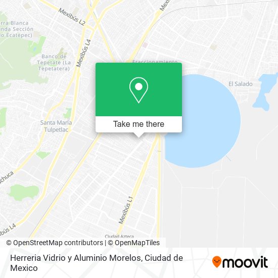 Herreria Vidrio y Aluminio Morelos map