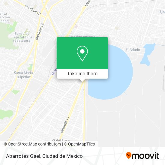 Abarrotes Gael map