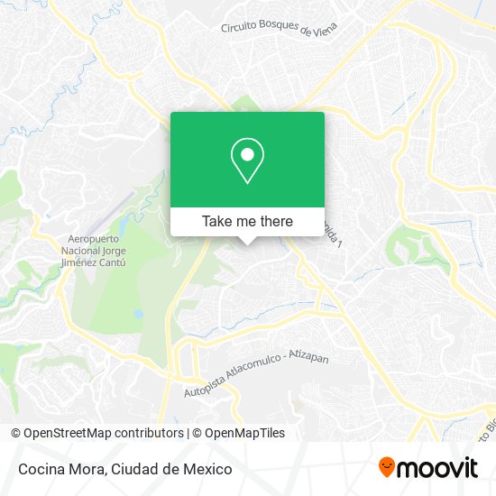 Cocina Mora map