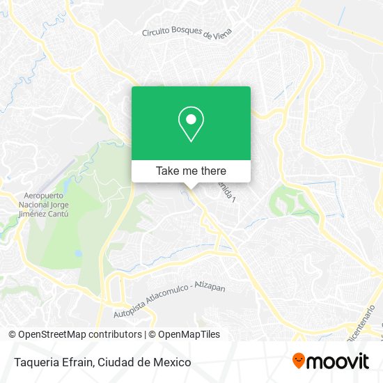 Mapa de Taqueria Efrain