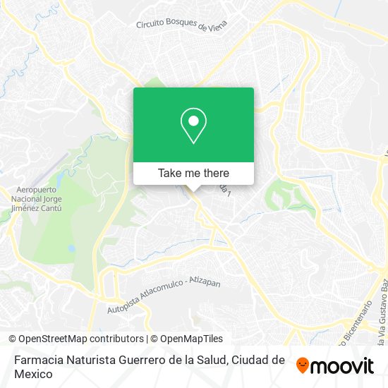 Mapa de Farmacia Naturista Guerrero de la Salud