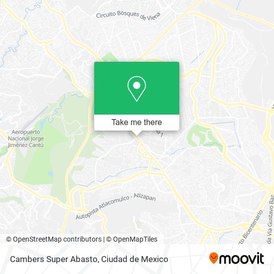Cambers Super Abasto map