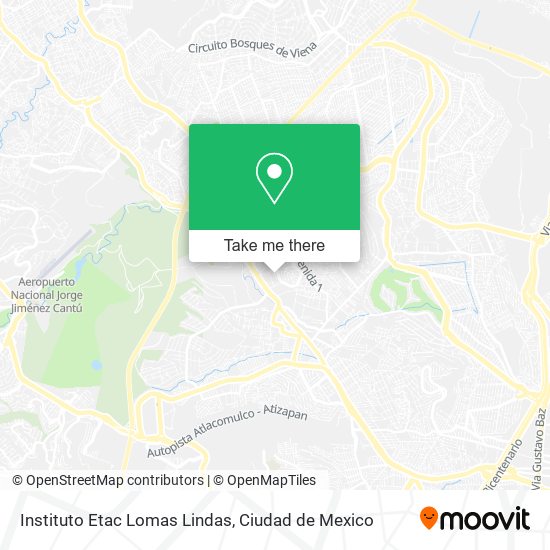 Instituto Etac Lomas Lindas map
