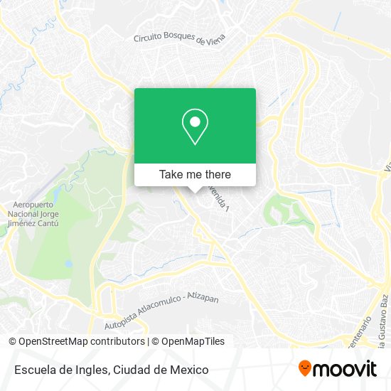 Escuela de Ingles map