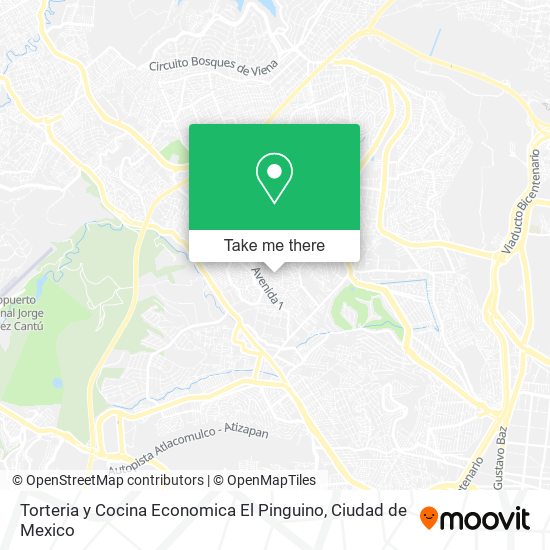 Torteria y Cocina Economica El Pinguino map