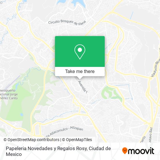 Papeleria Novedades y Regalos Rosy map