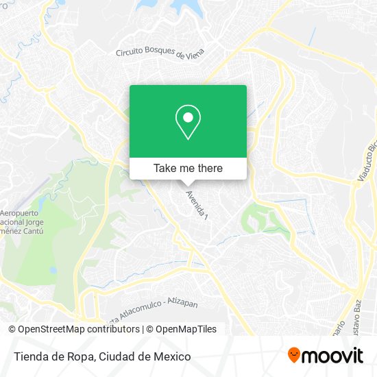 Tienda de Ropa map