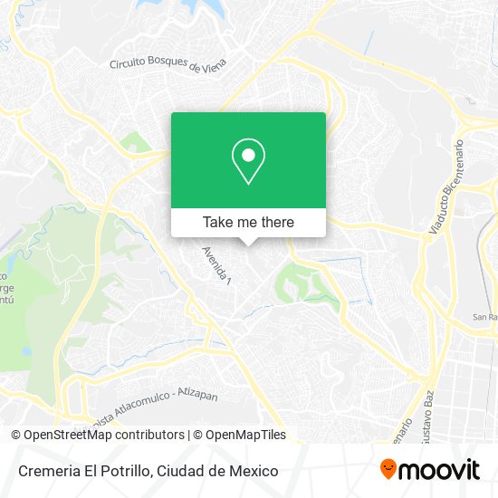 Mapa de Cremeria El Potrillo