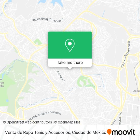 Venta de Ropa Tenis y Accesorios map