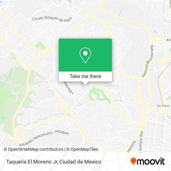 Taqueria El Moreno Jr map