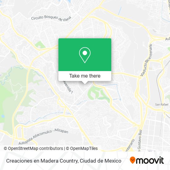 Creaciones en Madera Country map