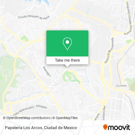 Papeleria Los Arcos map