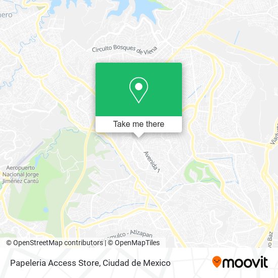 Papeleria Access Store map