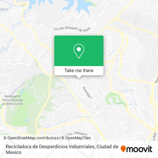 Mapa de Recicladora de Desperdicios Industriales