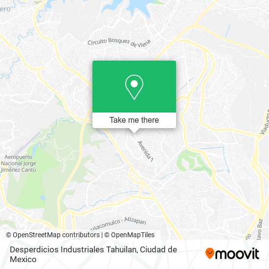 Mapa de Desperdicios Industriales Tahuilan