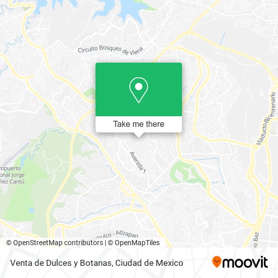 Venta de Dulces y Botanas map