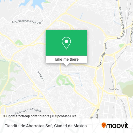 Tiendita de Abarrotes Sofi map