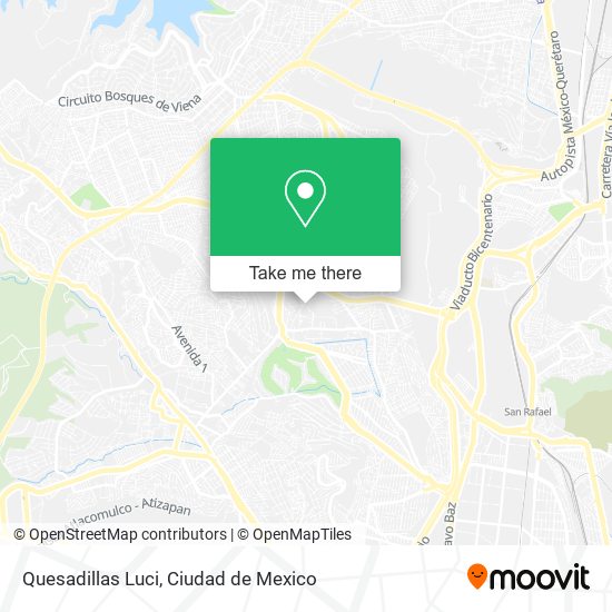 Quesadillas Luci map