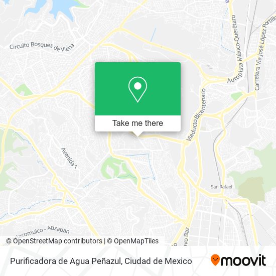 Purificadora de Agua Peñazul map