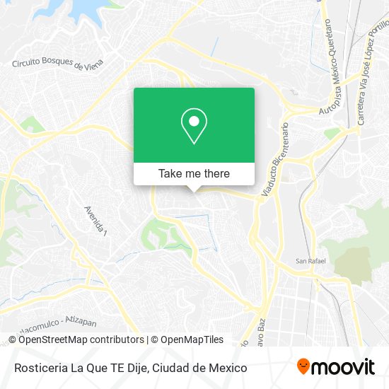 Rosticeria La Que TE Dije map