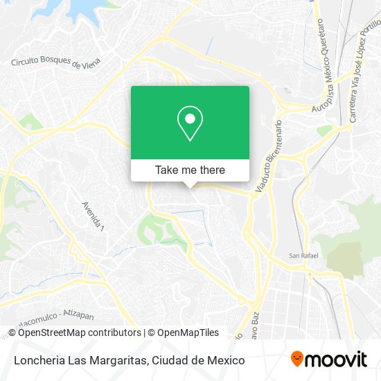 Loncheria Las Margaritas map