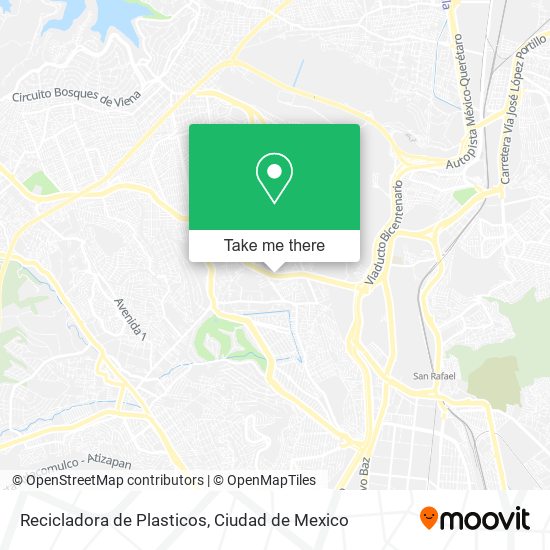 Mapa de Recicladora de Plasticos