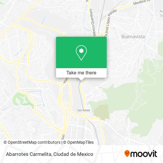 Abarrotes Carmelita map