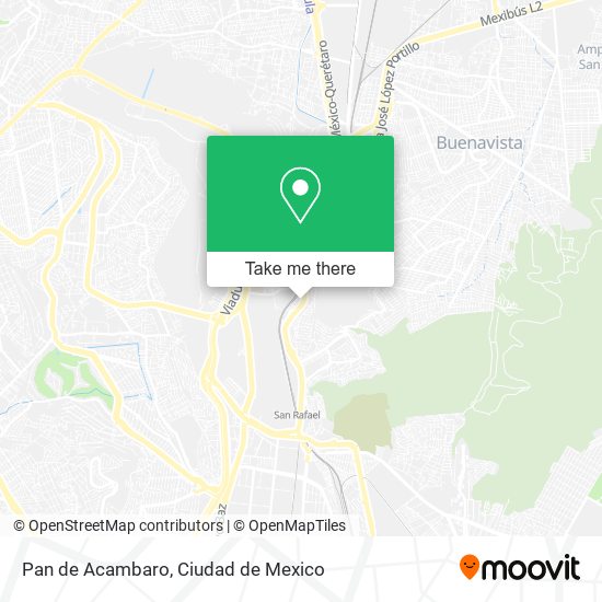 Pan de Acambaro map