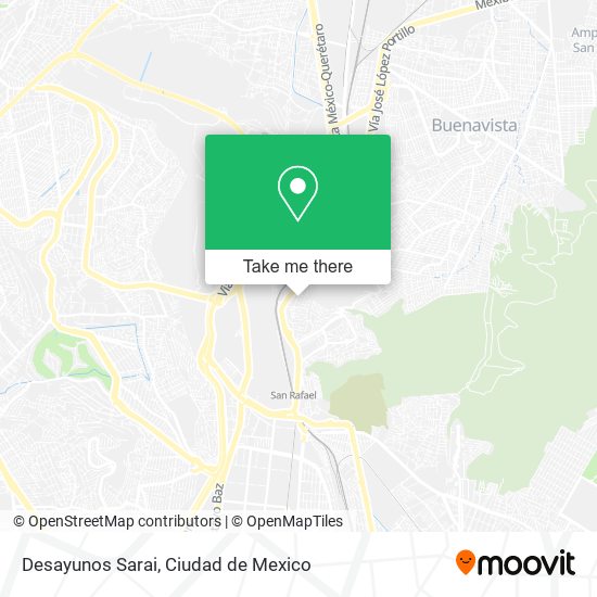 Desayunos Sarai map