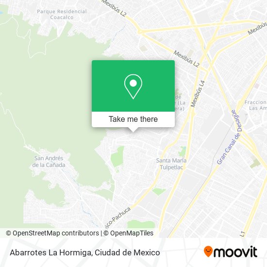 Abarrotes La Hormiga map