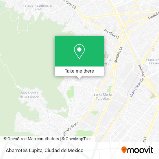 Abarrotes Lupita map