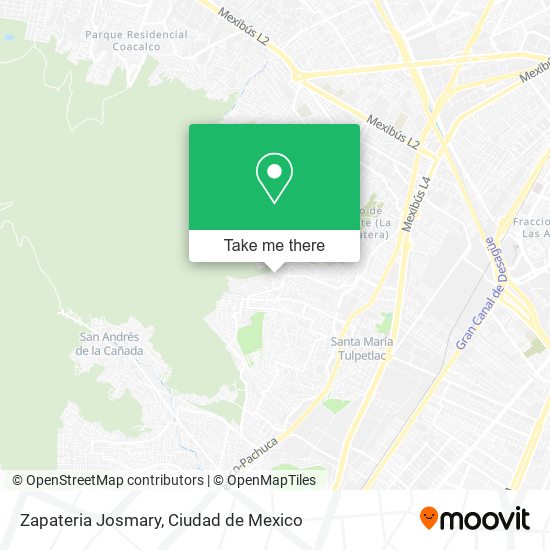 Mapa de Zapateria Josmary