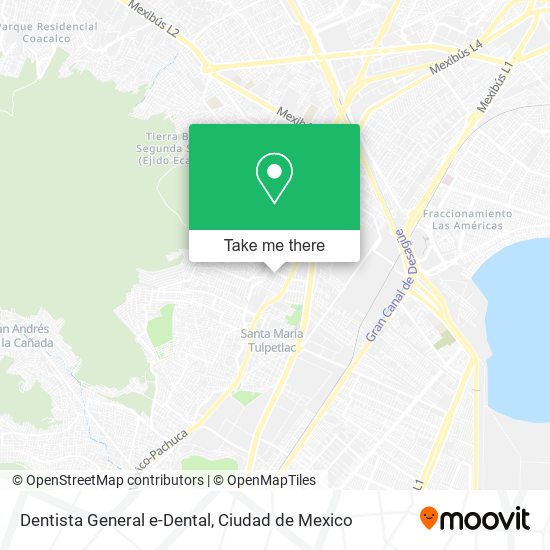 Mapa de Dentista General e-Dental