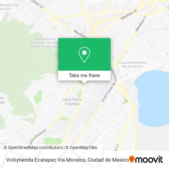 Vickytienda Ecatepec Via Morelos map