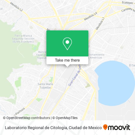 Laboratorio Regional de Citologia map