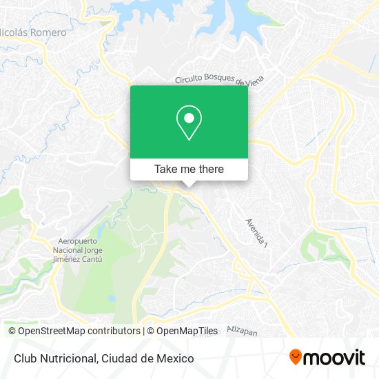 Club Nutricional map