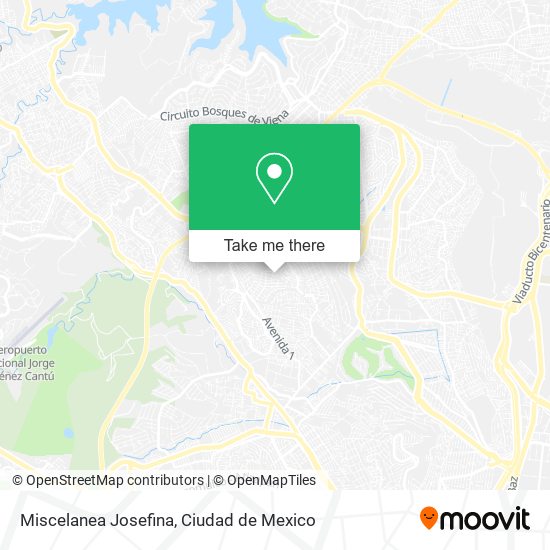 Mapa de Miscelanea Josefina