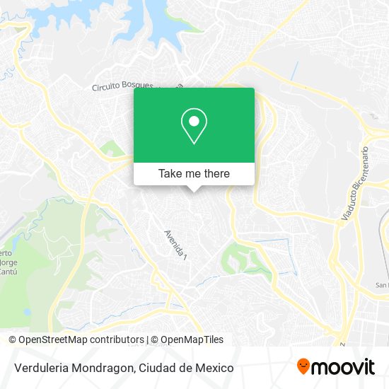 Verduleria Mondragon map