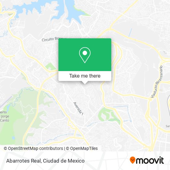 Abarrotes Real map