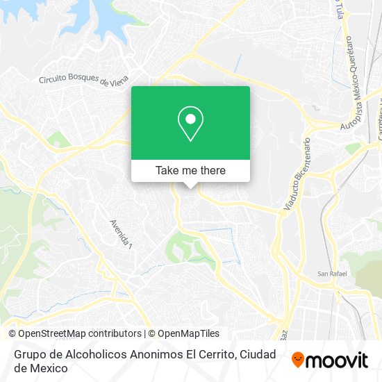 Mapa de Grupo de Alcoholicos Anonimos El Cerrito